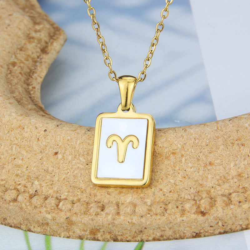 The Zodiac Necklace - 24k Gold