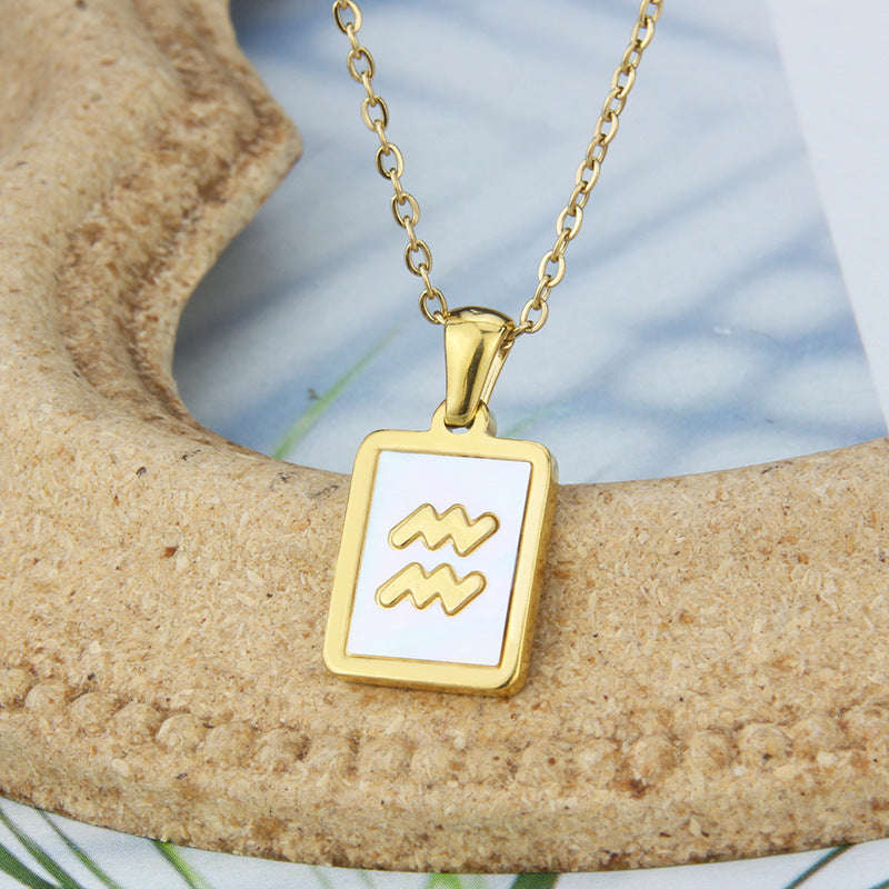 The Zodiac Necklace - 24k Gold