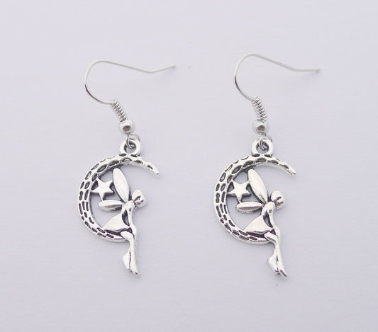 Moon Angel Earrings