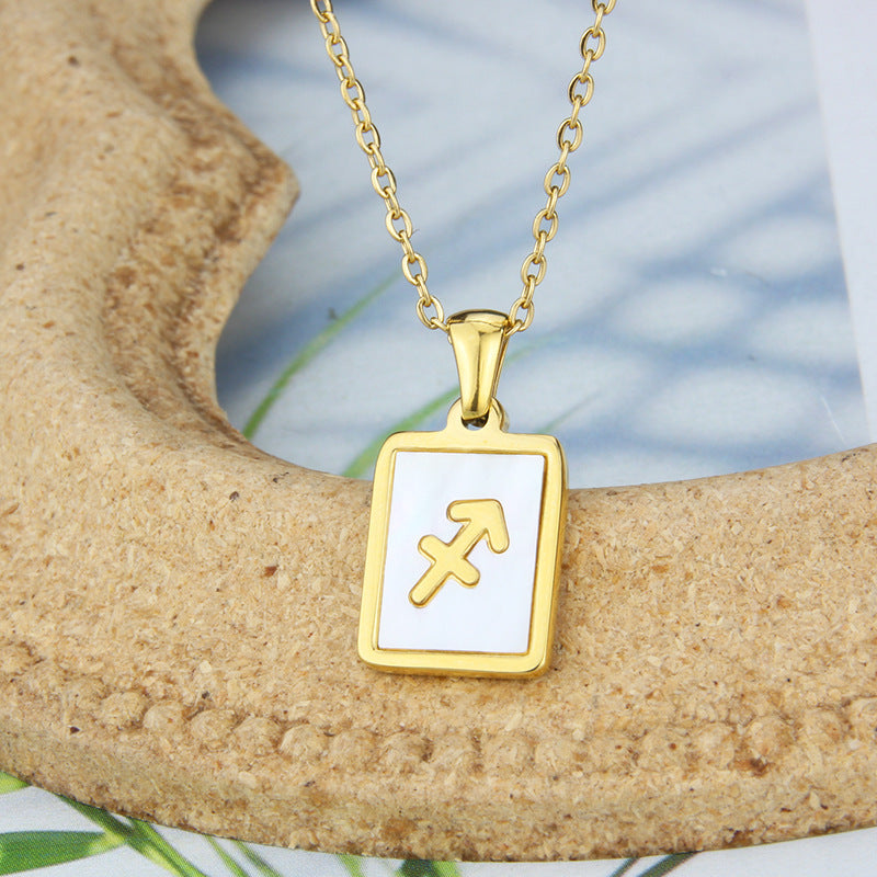 The Zodiac Necklace - 24k Gold