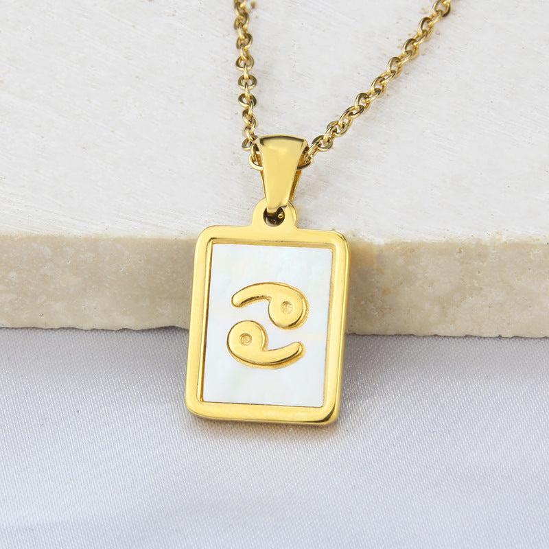 The Zodiac Necklace - 24k Gold