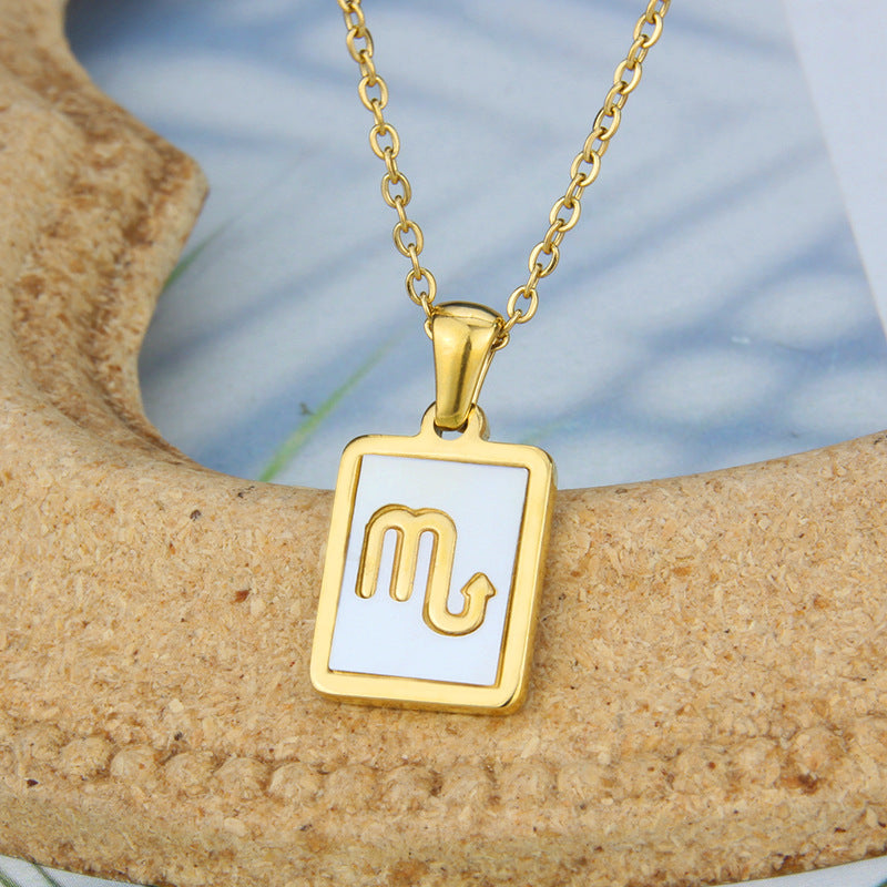 The Zodiac Necklace - 24k Gold