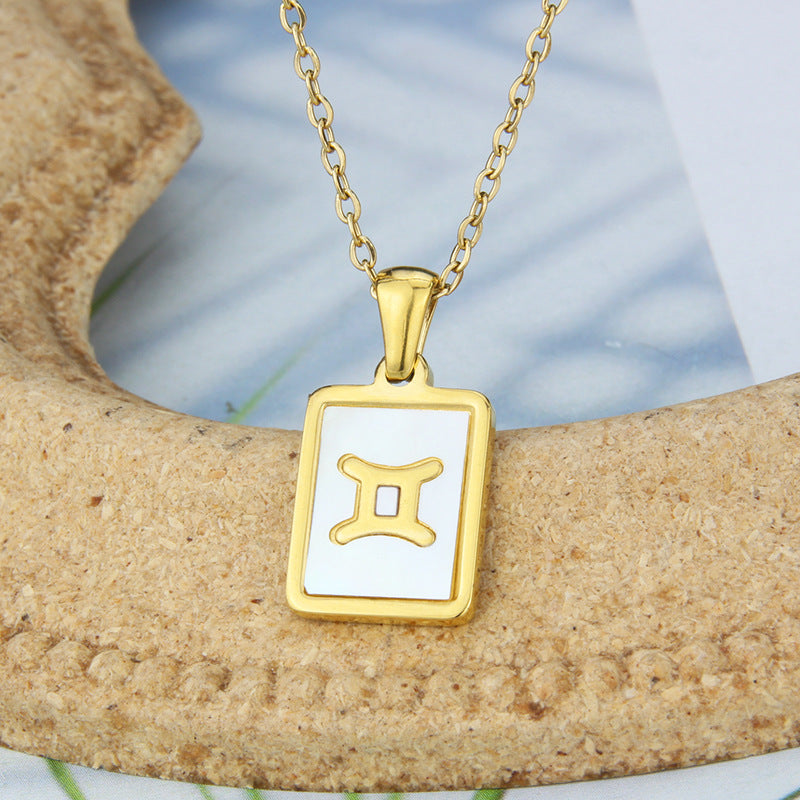 The Zodiac Necklace - 24k Gold