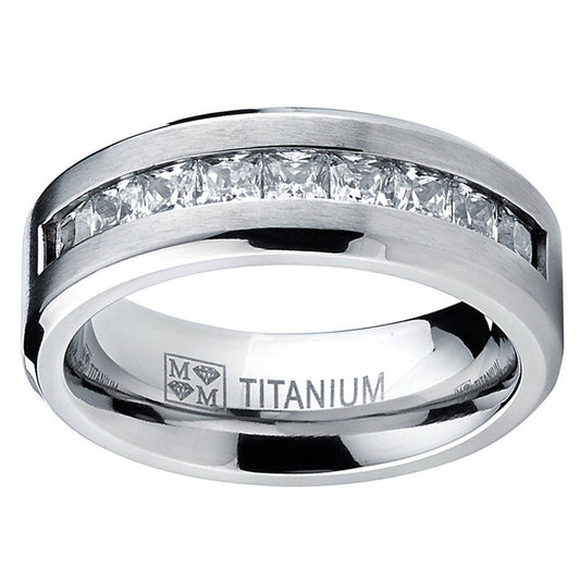 Diamond Titanium Ring - Vanguard Shine