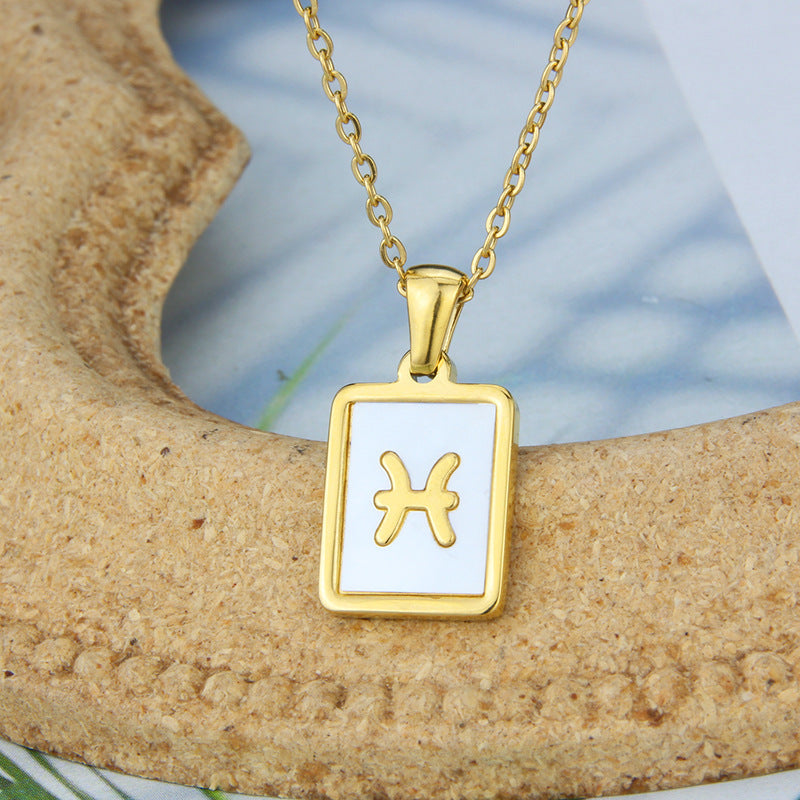 The Zodiac Necklace - 24k Gold