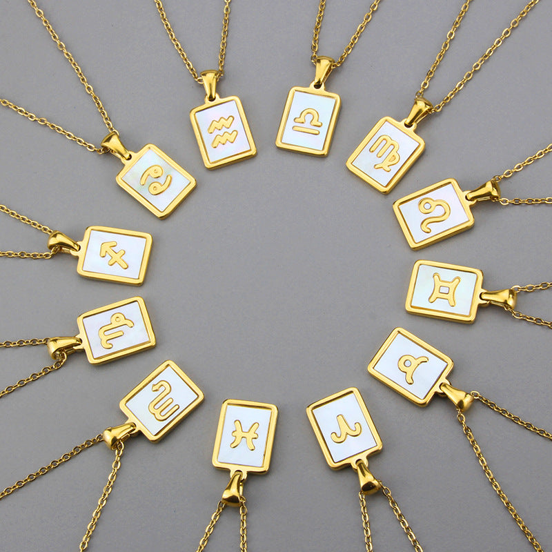 The Zodiac Necklace - 24k Gold